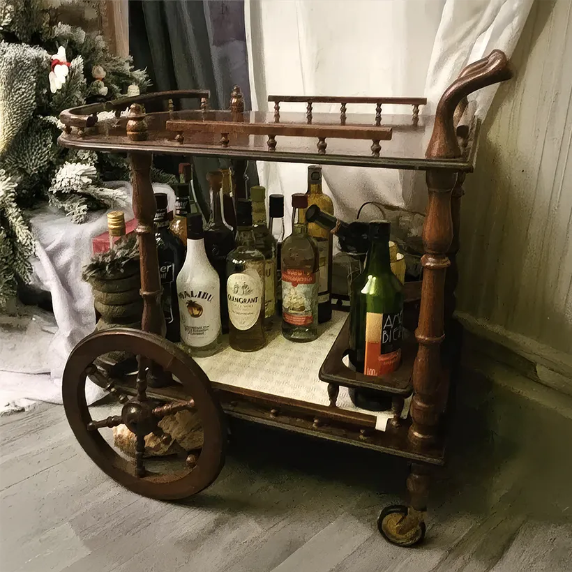 Decor Dun Temps Organisation Devenements Prives Haguenau 03 Desserte Bar En Bois Vintage